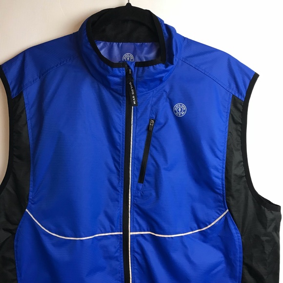 Gold's Gym Reflective Vest L / XL  Blue Black - Picture 2 of 7